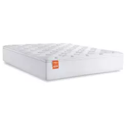 Colchão Casal Queen Molas Ensacadas Real Pillow Top 158x198x27cm Branco Inducol - Suporta até 130kg por Pessoa