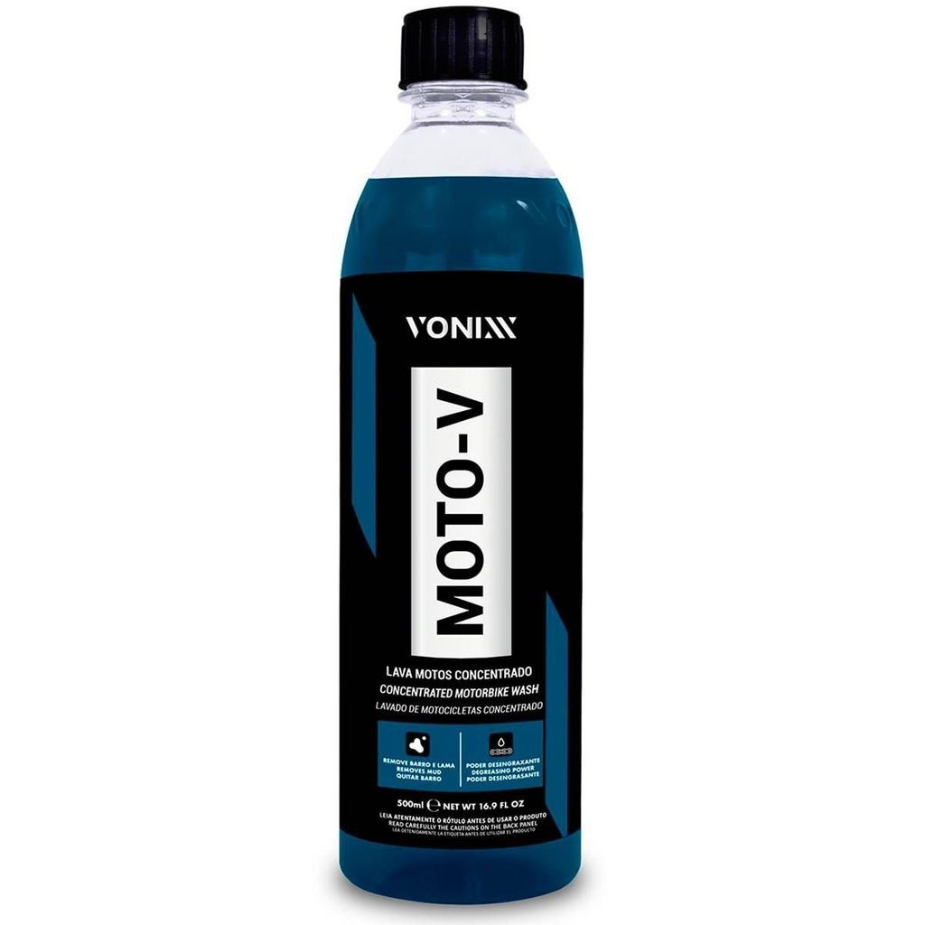 Moto-V Shampoo Desengraxante Vonixx Para Lavar Moto 500ml em Oferta na Shopee