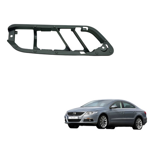 Moldura Maçaneta Interna Dianteira Direita Vw Passat Cc 2011 Prata Dianteira