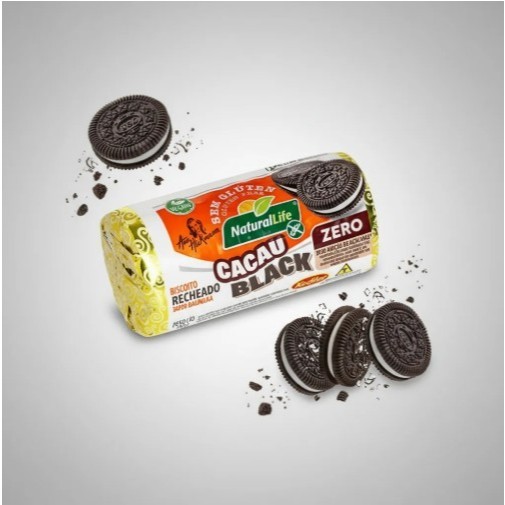 Biscoito Kodilar Cacau Black Baunilha Zero Açúcar 90g *LANÇAMENTO TIPO OREO* em Oferta na Shopee
