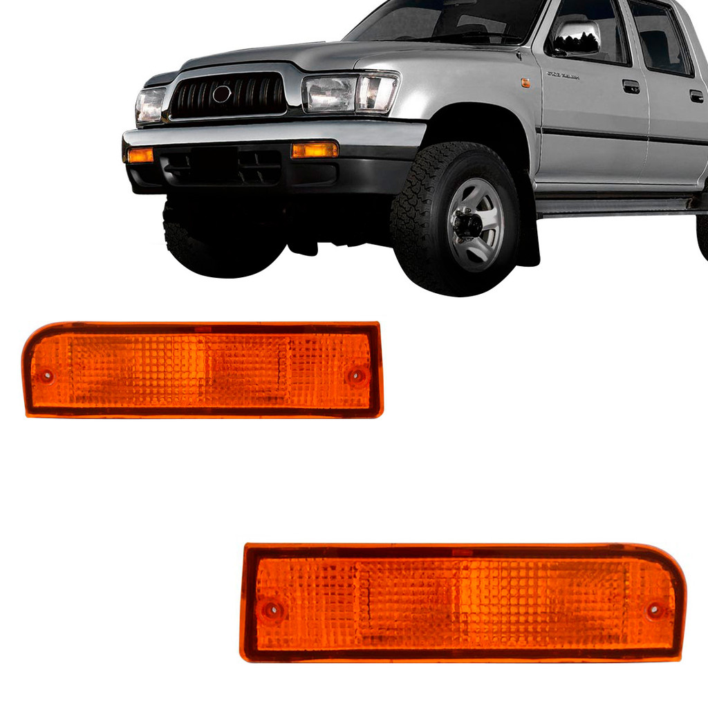 Par Pisca Parachoque Hilux 4X2 4X4 2002 2003 2004 SW4 93 94 95 Ambar