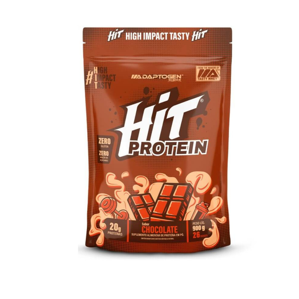 Whey Protein Concentrado HIT Protein 900g Adaptogen