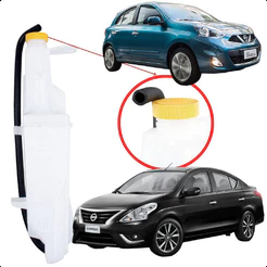 Reservatorio De Agua Do Radiador Nissan Versa E March 1.6 2011 2012 2013 2014 2015 2016 2017 2018 19