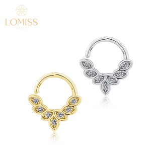 Piercing Orelha Argola Torção Cobre/Aço Cirúrgico Zircônias Cravejado Modelo Para Nariz Septo Helix Rook Conch em Oferta na Shopee