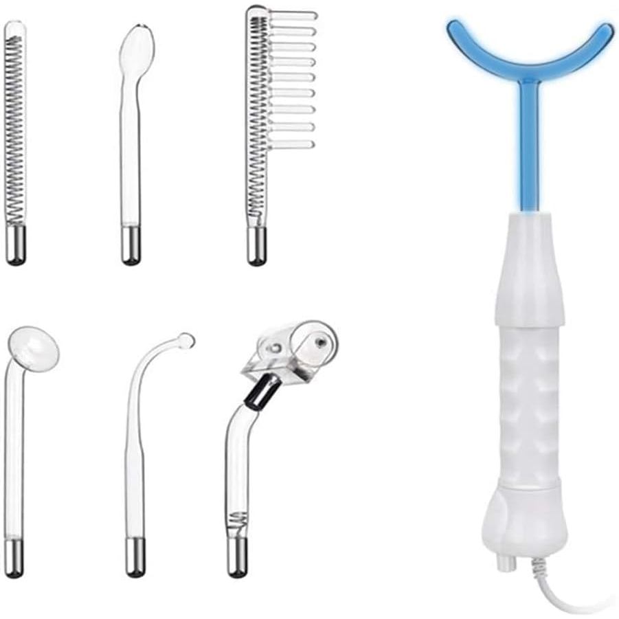 Elitzia ETSC640B, aparelho de tratamento facial de alta frequência para tonificação da pele, com 7 tubos de eletrodos, c