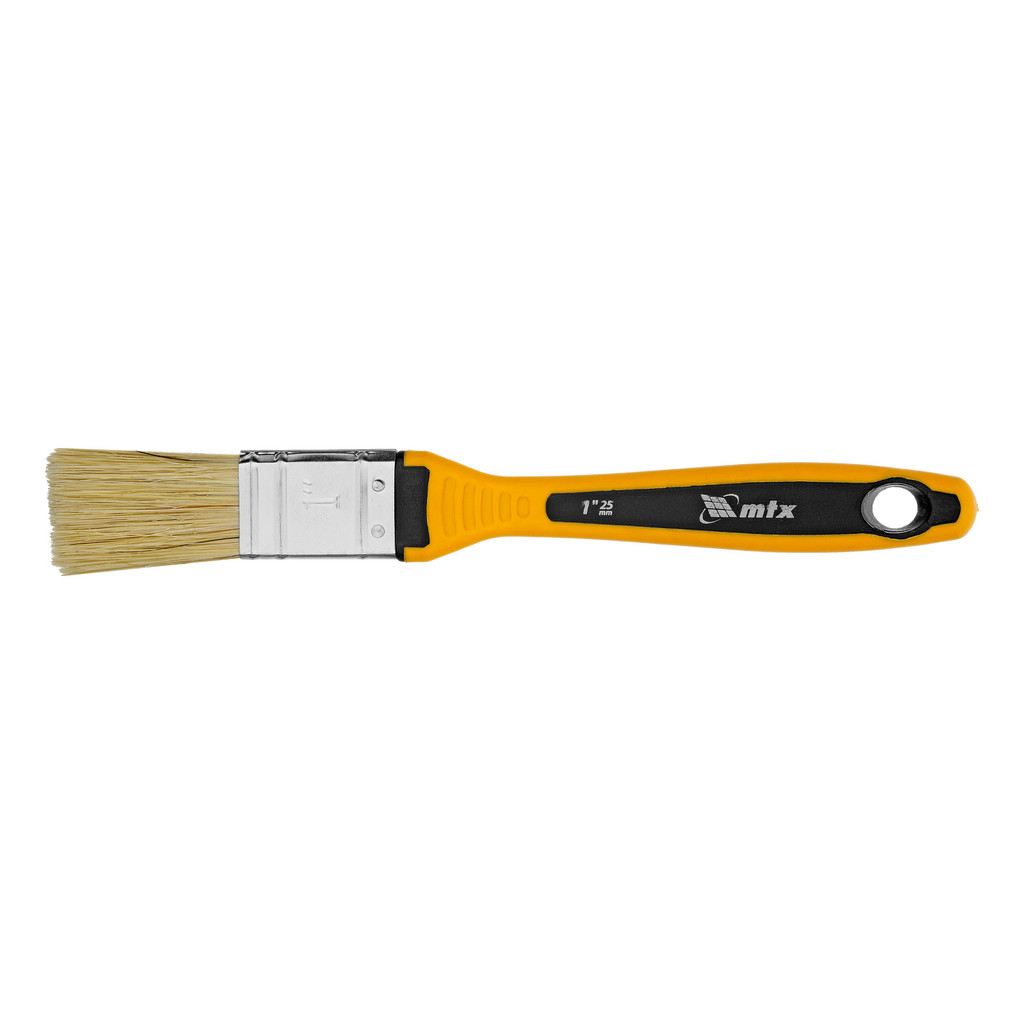 TRINCHA/PINCEL 1, PARA VERNIZ, CERDAS BRANCAS, CABO 2 COMPONENTES, 1PC // MTX
