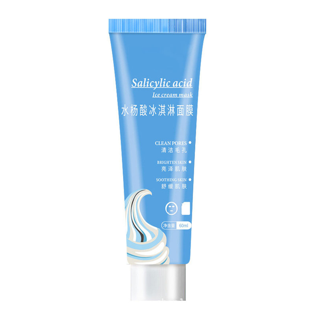 Ácido Salicílico Ultra Máscara De Limpeza Sorvete Desaparece Marcas De Acne Cravos Hidratante Portátil