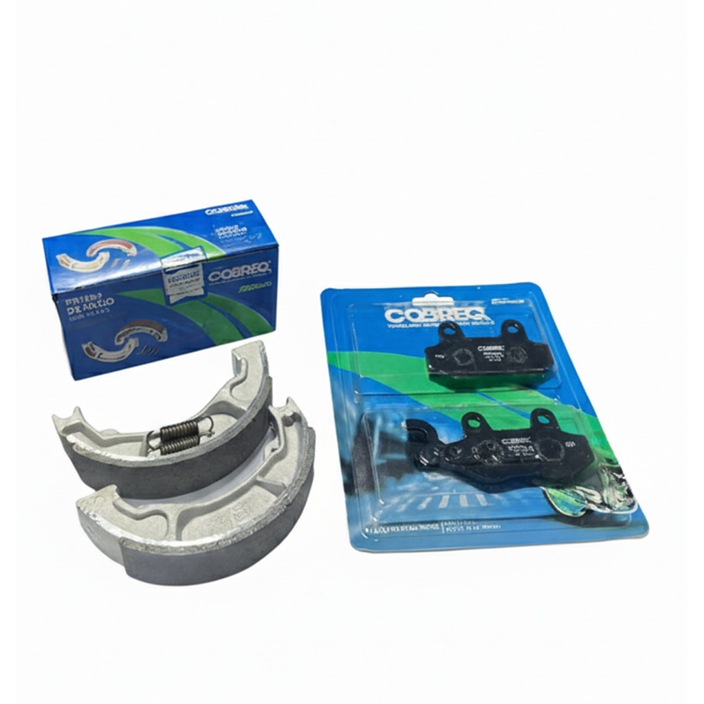 KIT PASTILHA + LONA FREIO CBX250 TWISTER CB300 COBREQ em Oferta na Shopee
