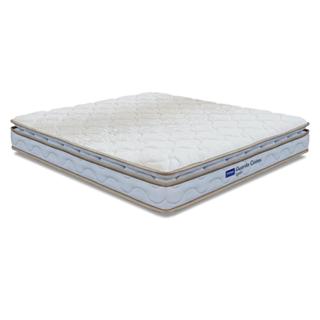 Colchão Casal Probel Espuma D33 Pillow Top 138x188x18cm Guarda Costas Lyon Branco/Bege em Oferta na Shopee