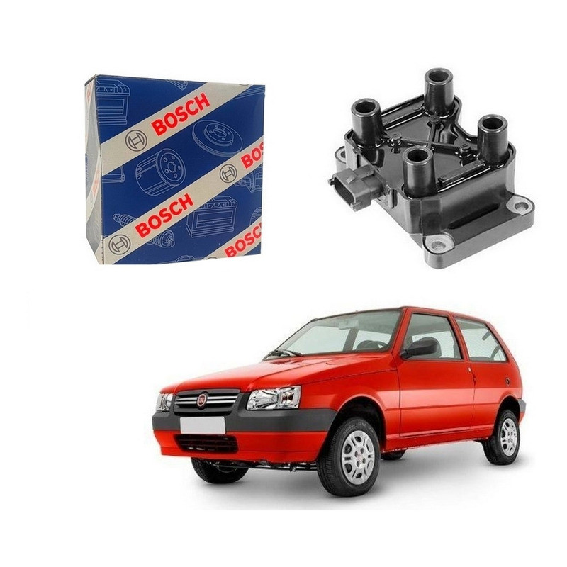 Bobina De Ignição Bosch Uno 1.0 1.3 8v Fire 2004 A 2013 em Oferta na Shopee