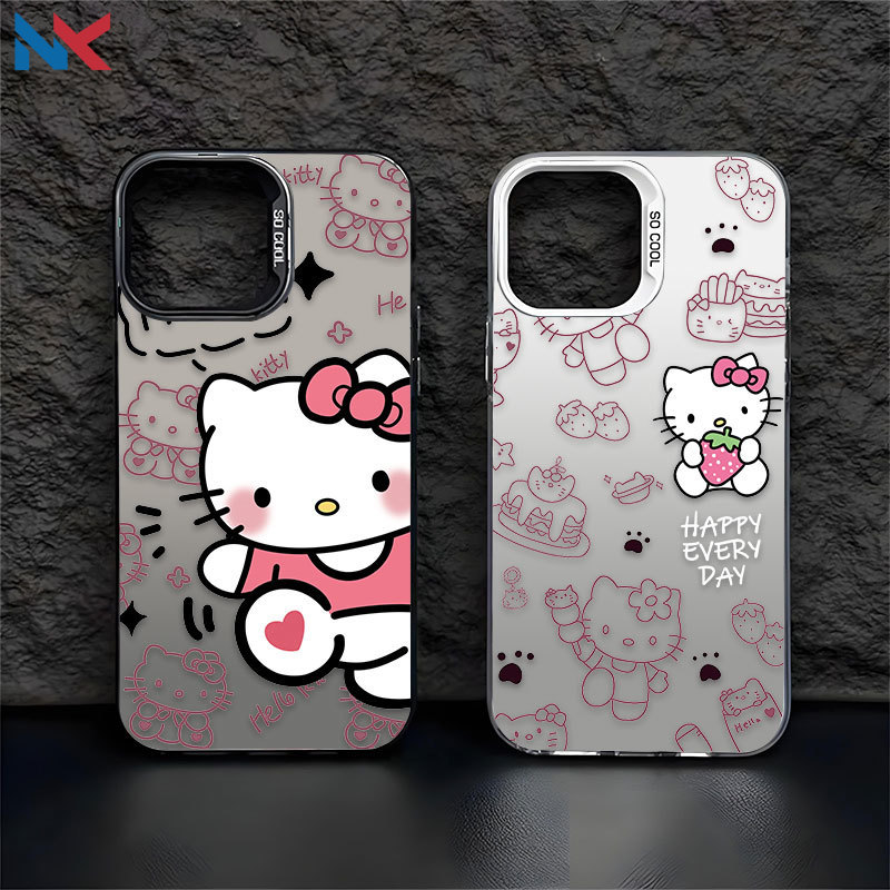Capa Para Samsung S24 Plus S23 FE S23Ullta S21 S22 S20 A56 A55 A54 A16 A15 A35 IMD Caso De Telefone Olá Kitty NKCase