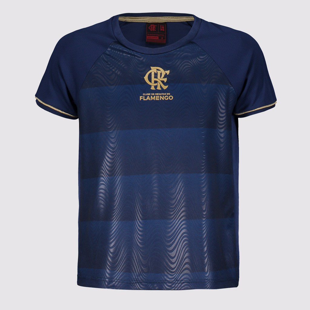 Camisa Flamengo Frequência Infantil Marinho
