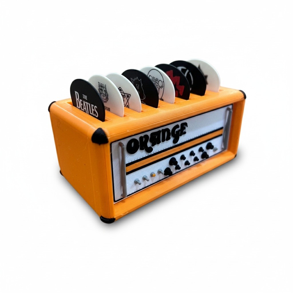 Suporte Palhetas Mini Amplificador Mesa Orange Guitarra