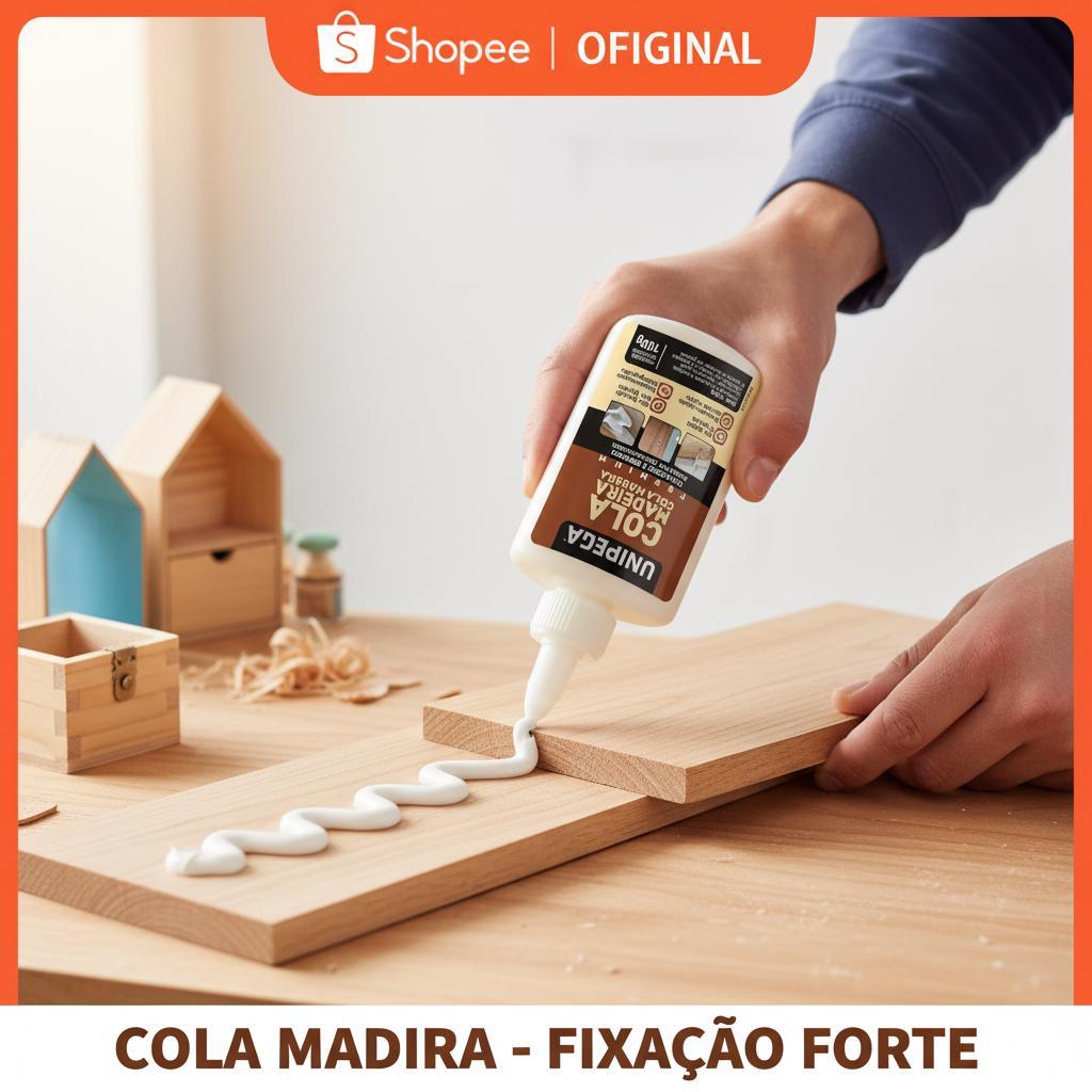 Cola para Madeira Unipega 100g – Fixação Forte e Duradoura