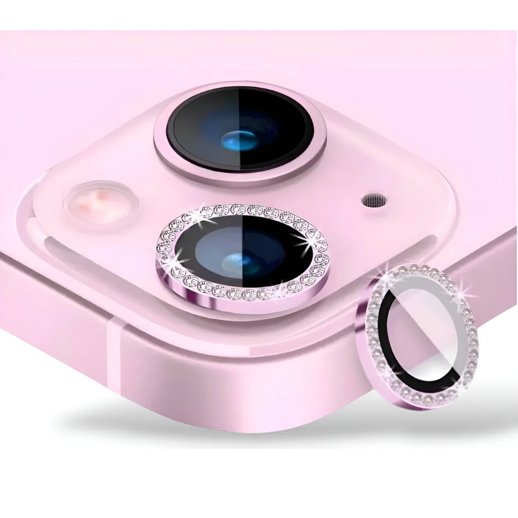 Kit Proteção Brilho Strass Lentes Para iPhone 11 12 13 14 15 16 17 PRO MAX em Oferta na Shopee