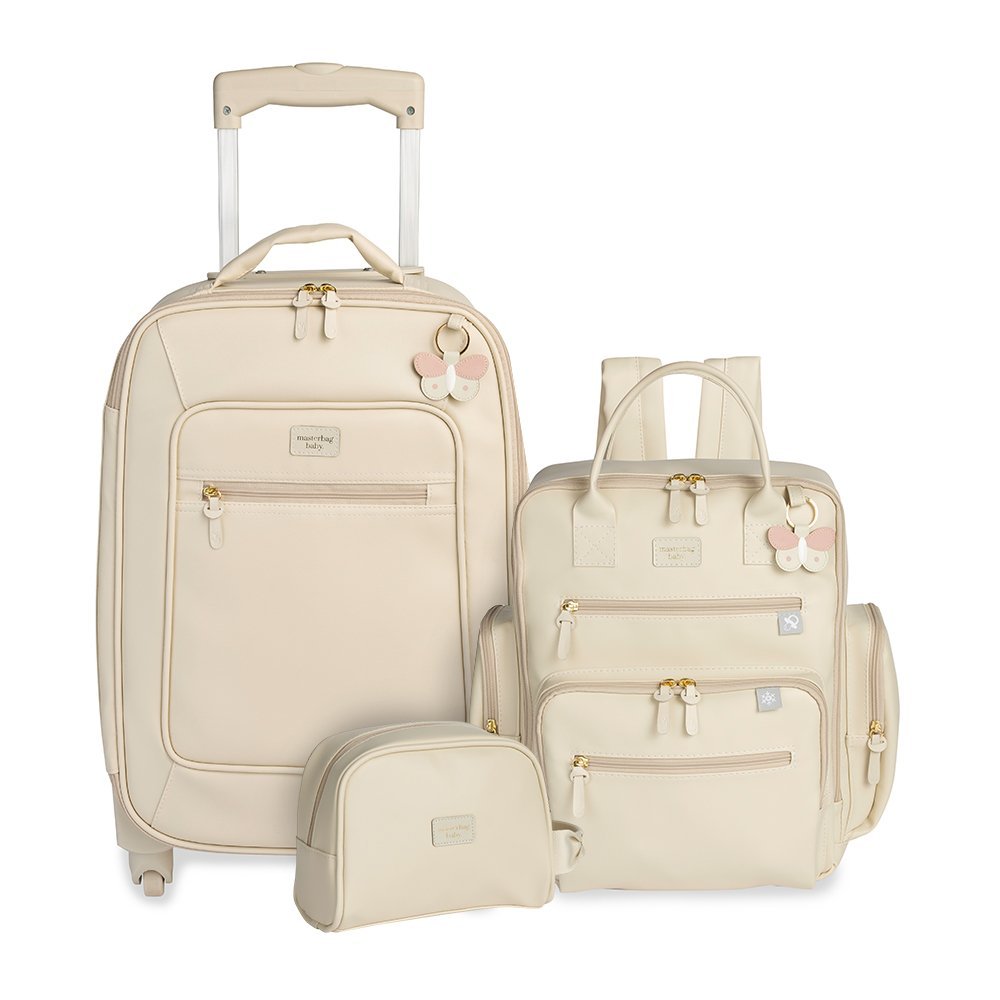 Kit Mala Maternidade com rodinhas + Mochila Urban + Necessaire para Bebê Masterbag Baby B…