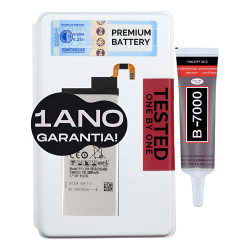 Flx Battria Para Galaxy S6 Edge G925f Alta Capacidade + Cola