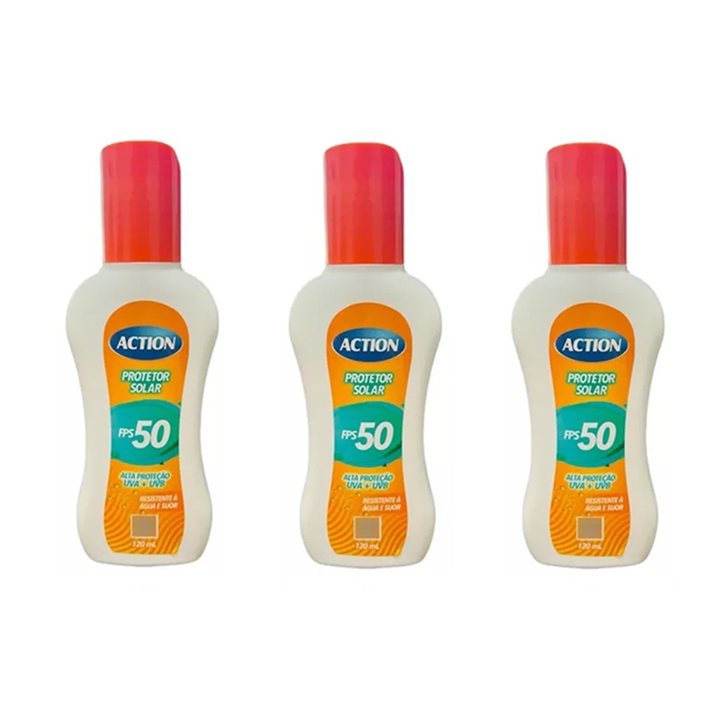 Protetor Solar Alta Proteção Fps50 120ml - Action