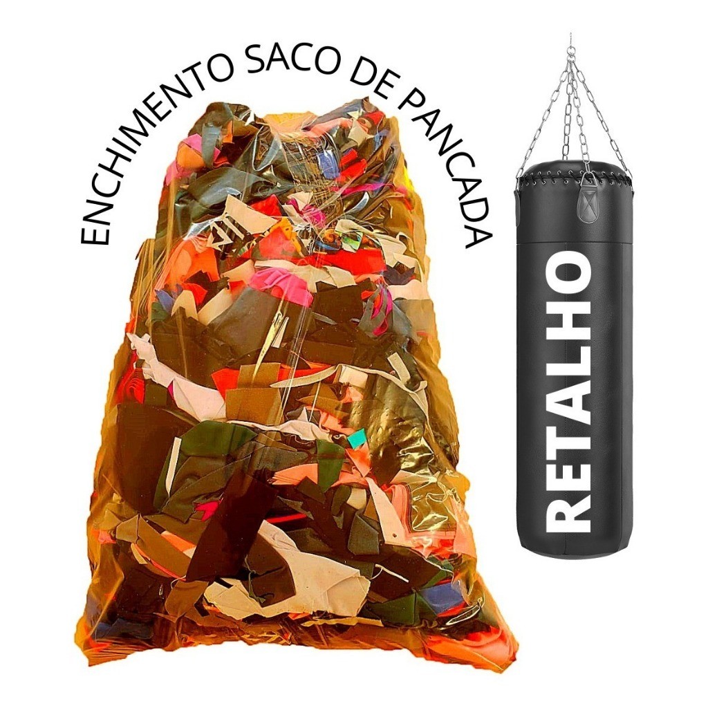 20 KG retalho de tecido para sacos de pancadas em Oferta na Shopee