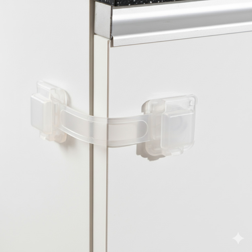 Conjunto 12 Trava De Gaveta Protetor Infantil Segurança Armário em Oferta na Shopee