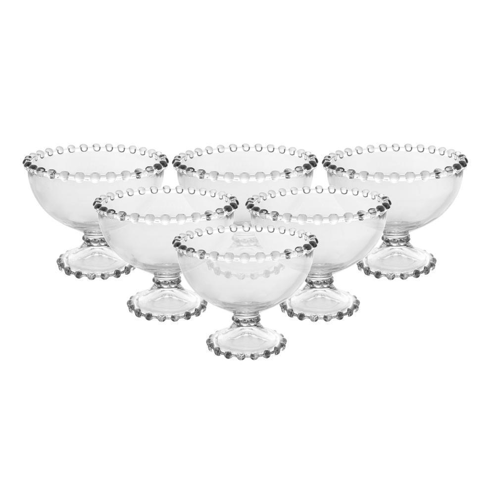 Conjunto 6 Taças de Sobremesa de Cristal Ecológico Pearl Wolff