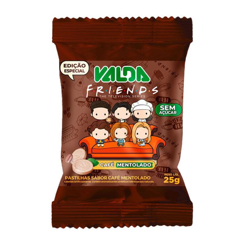 Pastilha Valda Friends Sem Açúcar Sabor Café Mentolado 25g em Oferta na Shopee