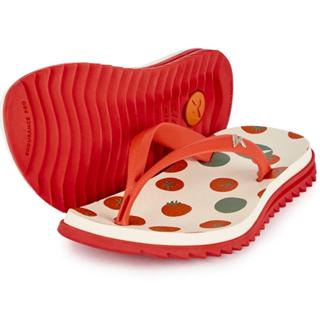 Chinelo Infantil Kenner Ibiza Tomates Kids - Branco e Vermelho em Oferta na Shopee