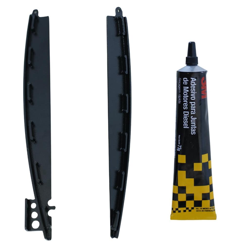 Kit Cola 3M Vidro + Filete Inferior Superior Arke 5 e 3