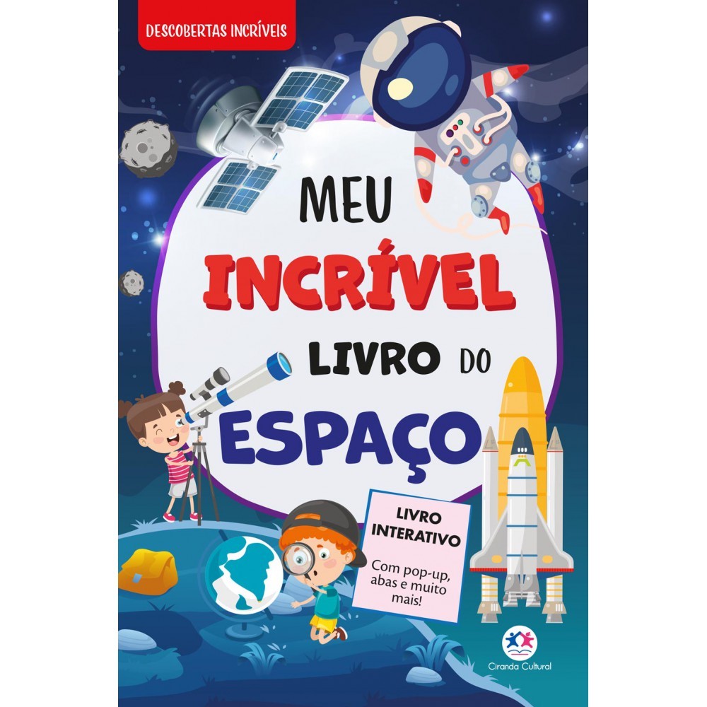 Livro Meu Incrível Livro do Espaço - Com pop-up e abas em Oferta na Shopee
