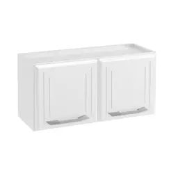 Armário Aéreo p/ Cozinha Topázio Aço c/2 Portas 70cm Branco - Telasul