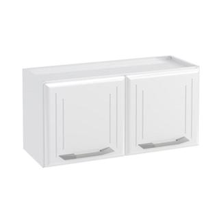 Armário Aéreo p/ Cozinha Topázio Aço c/2 Portas 70cm Branco - Telasul em Oferta na Shopee