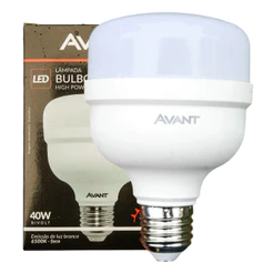 Lâmpada LED Bulbo High Power Avant 40W Bivolt 6500K Branco Frio 3200lm E27 Alta Potência