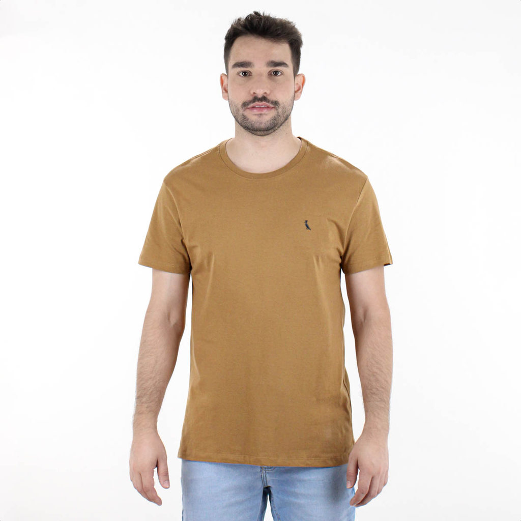 Camiseta Reserva Regular Careca Marrom - Masculino em Oferta na Shopee
