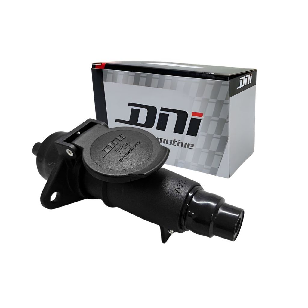 Tomada Reboque Carretinha 7 Polos Macho E Fêmea Engate DNI8311 em Oferta na Shopee