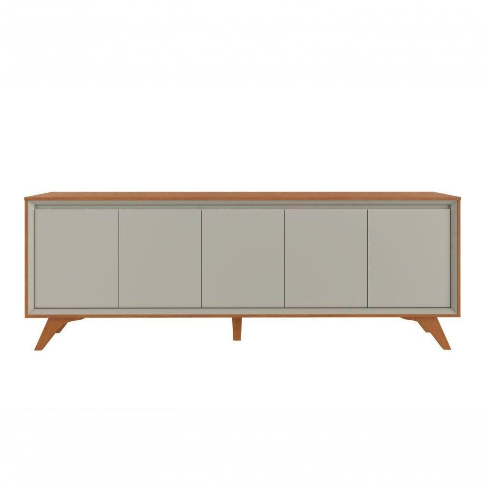Buffet Premium 5 Portas Mavaular Naturalle-off White