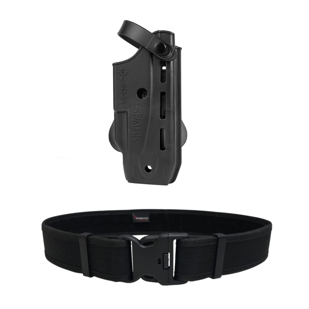Coldre Condor Spark Só Coldres + Cinto Parabellum Militar NF