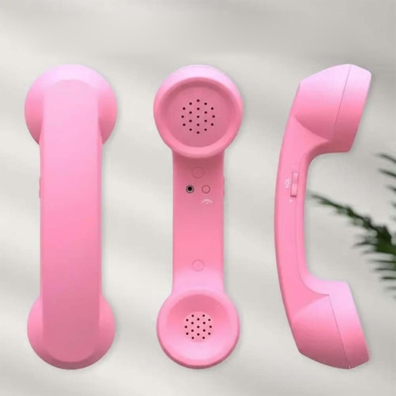 LI * Aparelho Telefone Retrô Para AndroidFram Receptor Microfone Comentário Old School Tel