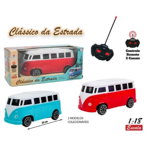 Brinquedo Kombi Controle Remoto Clássicos Polibrinq