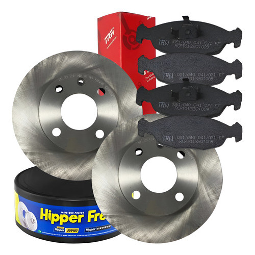 Par De Disco E Jogo De Pastilhas De Freio Celta 1.0 8v 2001 em Oferta na Shopee