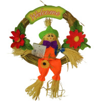 Boneco Junino na Guirlanda - Decoração Festiva