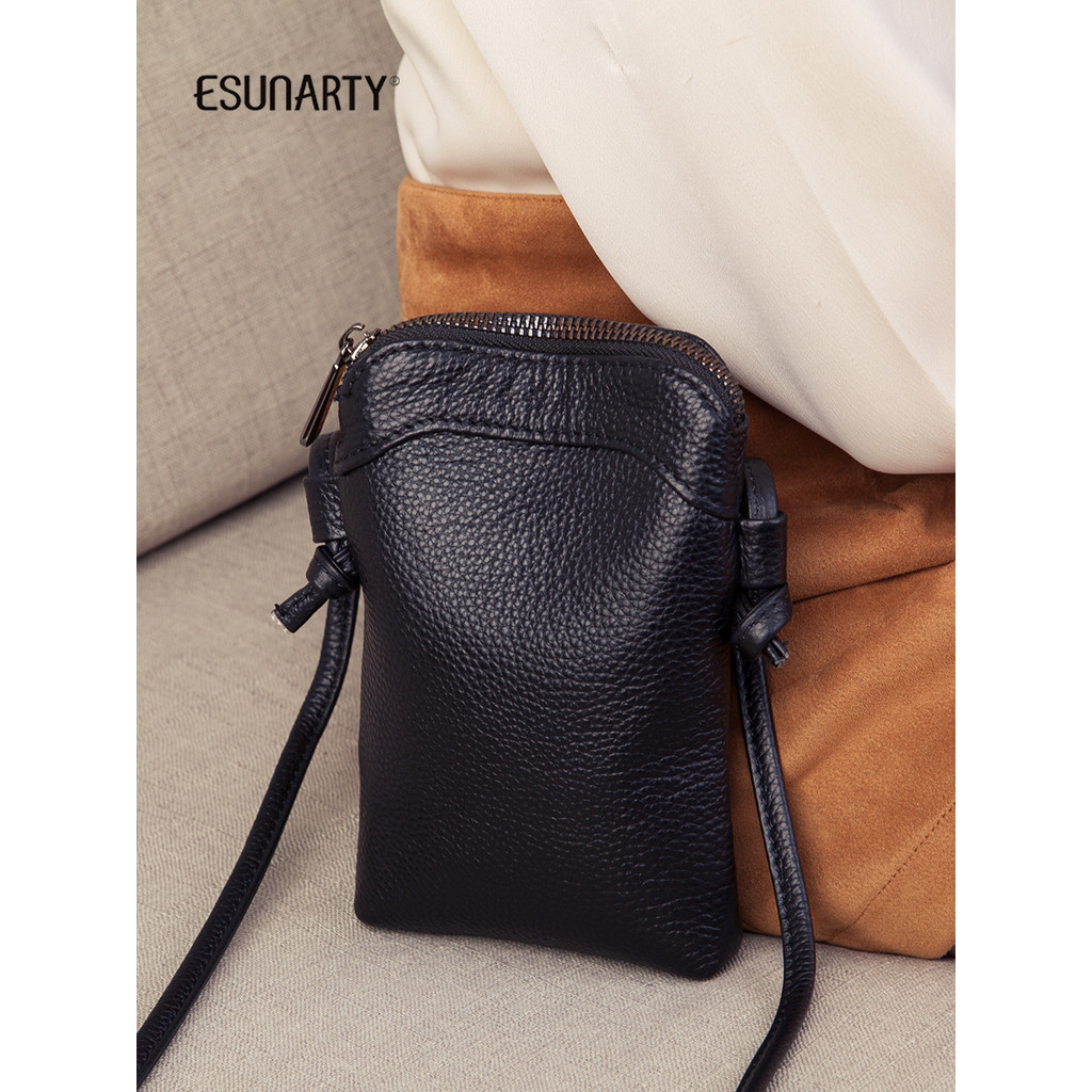 Mini bolsa pequena feminina mensageiro bolsa para celular 2026 novo estilo moda couro Vertical bolsa feminina pode conte