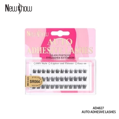 New Show Cílios AUTU ADHESIVE LASHES Tufos Sem Nó Extensão de Cilios Alongamento/PACOTE MÚLTIPLO