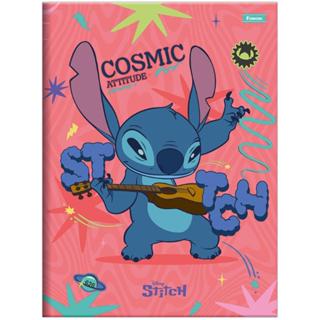 Caderno Brochurão Grande 20x27,5cm 80 Folhas Stitch Cosmic Attitude Foroni em Oferta na Shopee