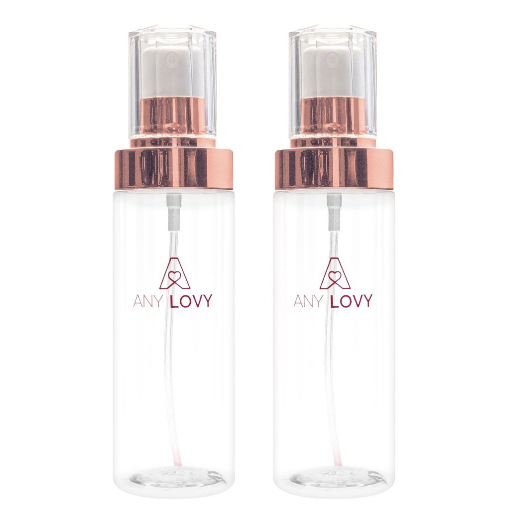 Kit 2 Frascos Borrifadores 120ml Anylovy com Tampinha Dappen Luxo Profissional Multiuso