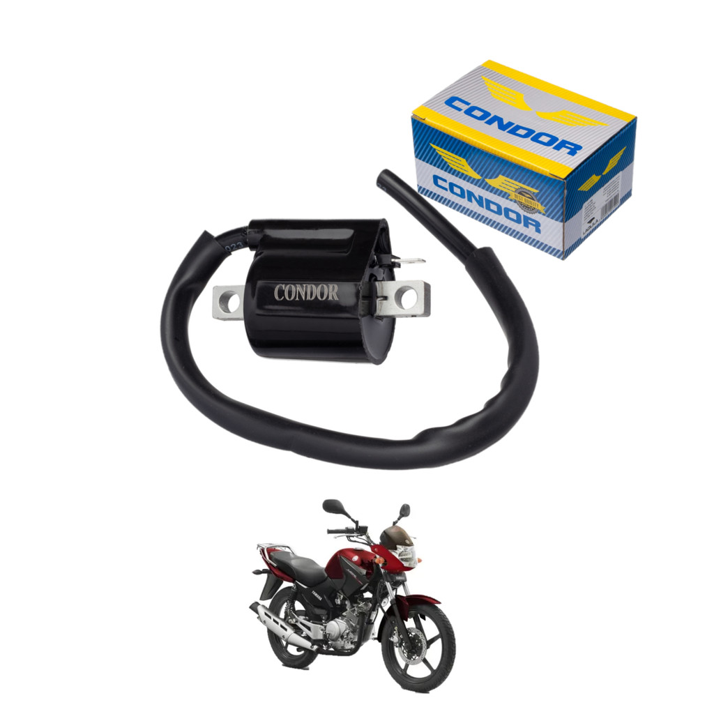 Bobina Ignição 12v Yamaha Ybr Factor 125 2011/2015 Condor Original Moto Alta Tensão