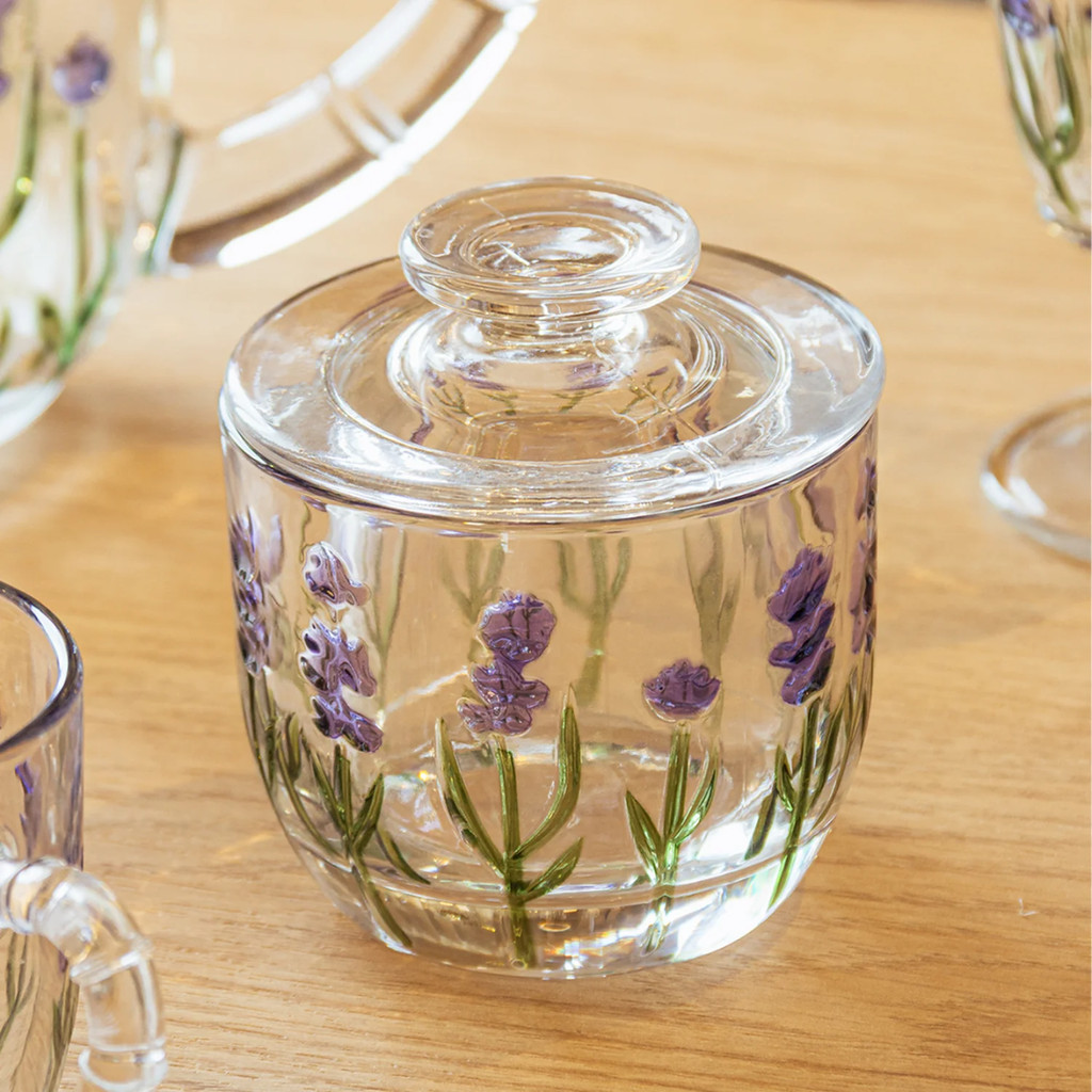 MANTEGUEIRA FRANCESA LAVANDA HAND PAINTING CRISTAL · foto 2