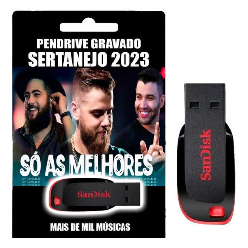 Pendrive com Musicas Sertanejas: Onde Comprar | BuscaProdutos