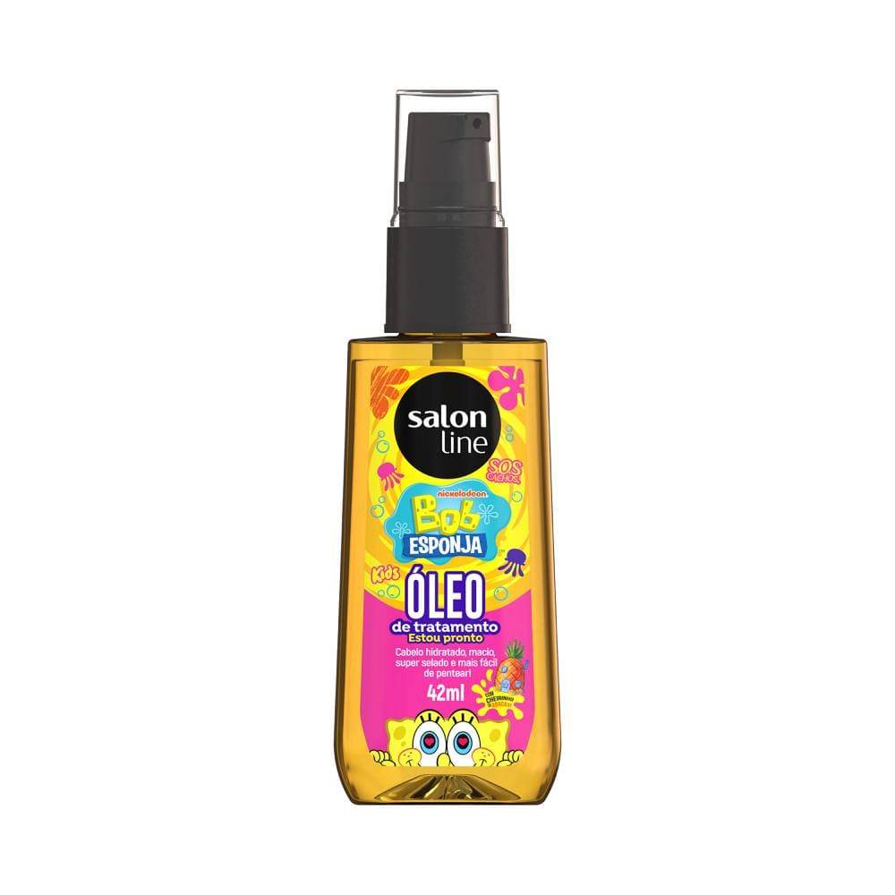 Óleo de Tratamento Salon Line Kids Bob Esponja 42ml em Oferta na Shopee