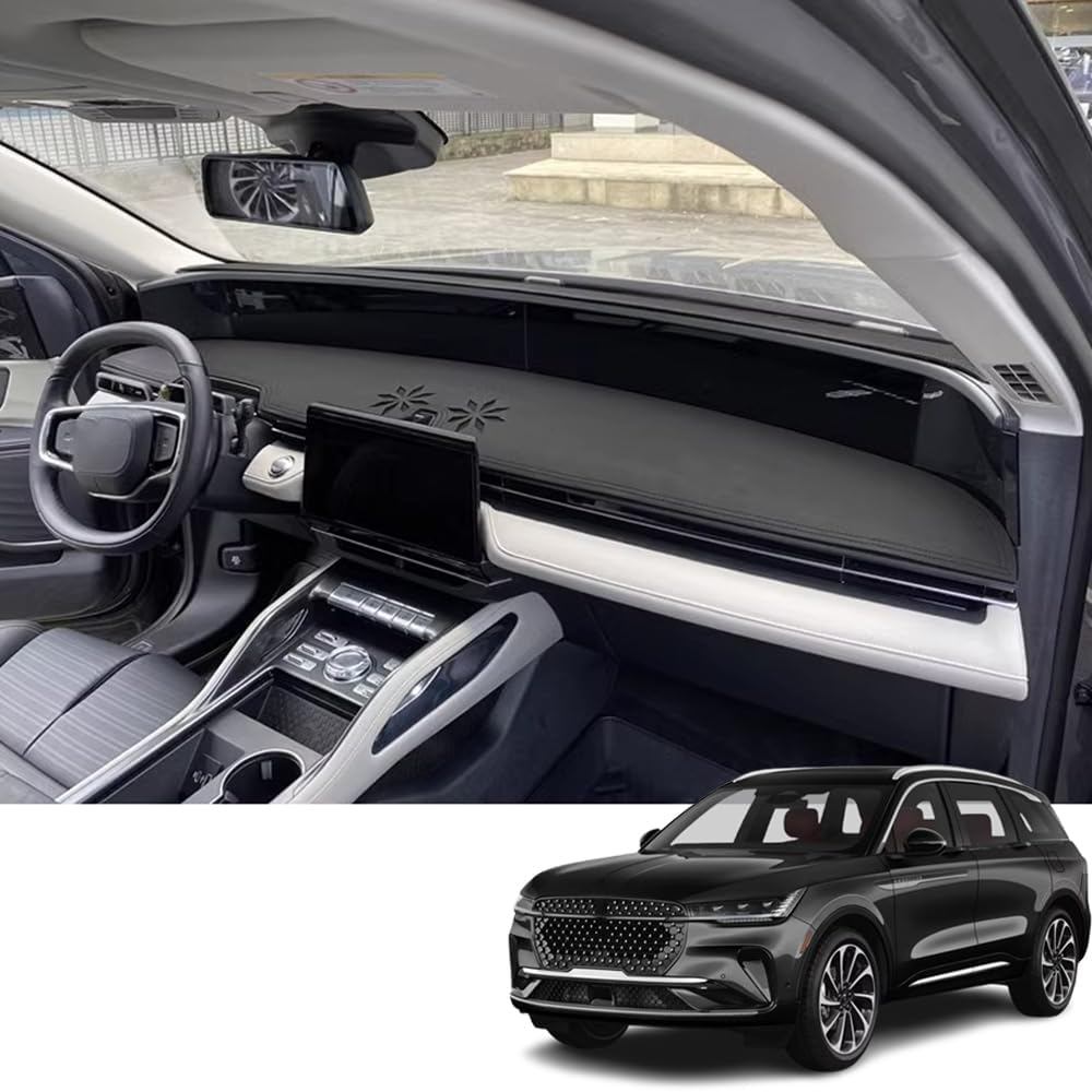 Acessórios Internos Personalizados para Lincoln Nautilus 2024 2025: Capa de Couro para Console Central, Capa para Painel