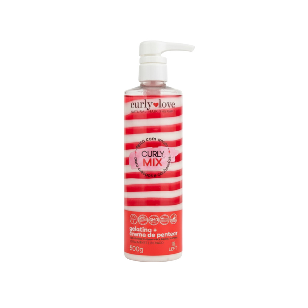 Curly Mix Gelatina + Creme de Pentear 500g - Curly Love
